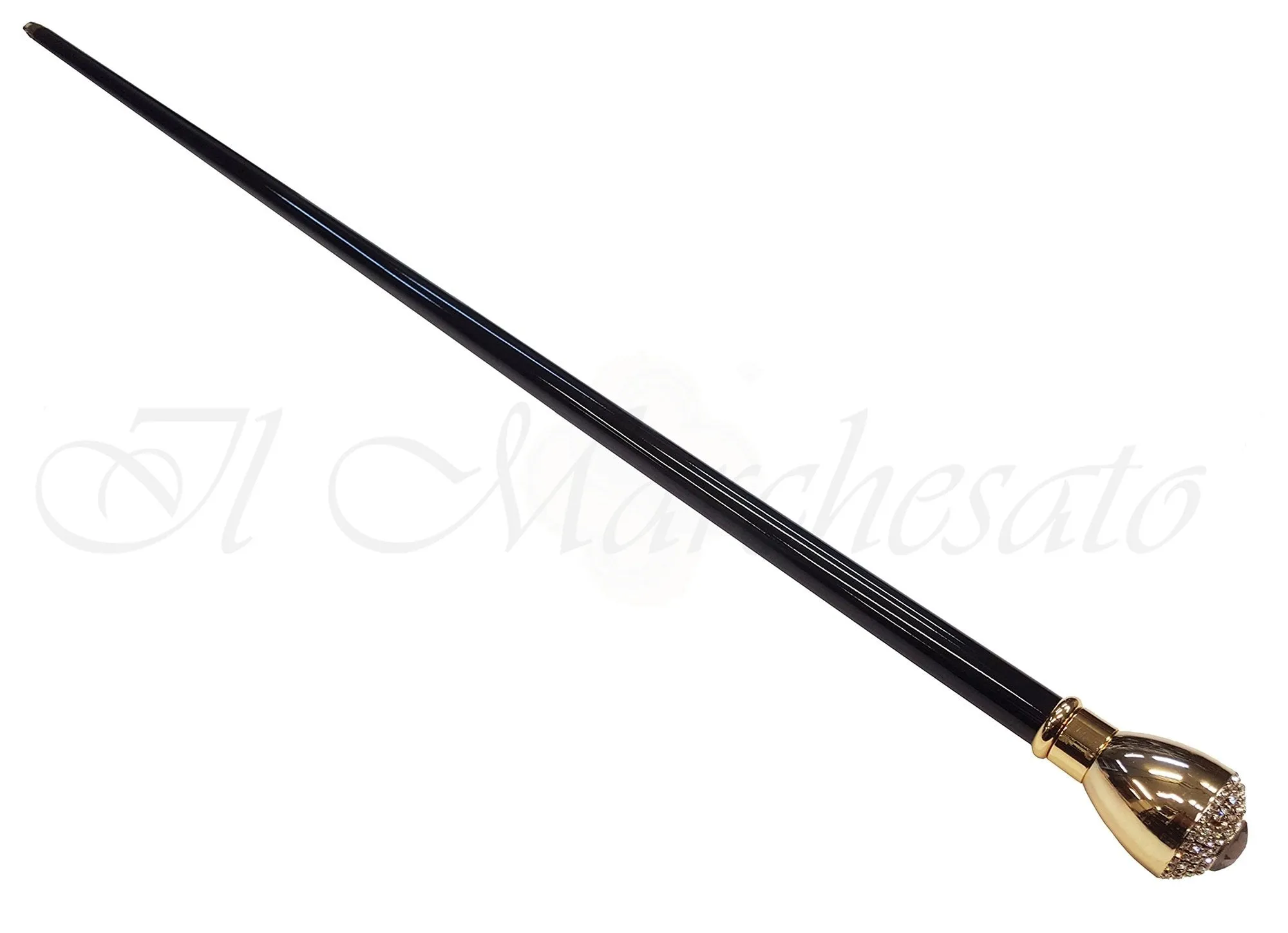 Luxurious Walkingsticks - Swarovski Crystal Encrusted Knob