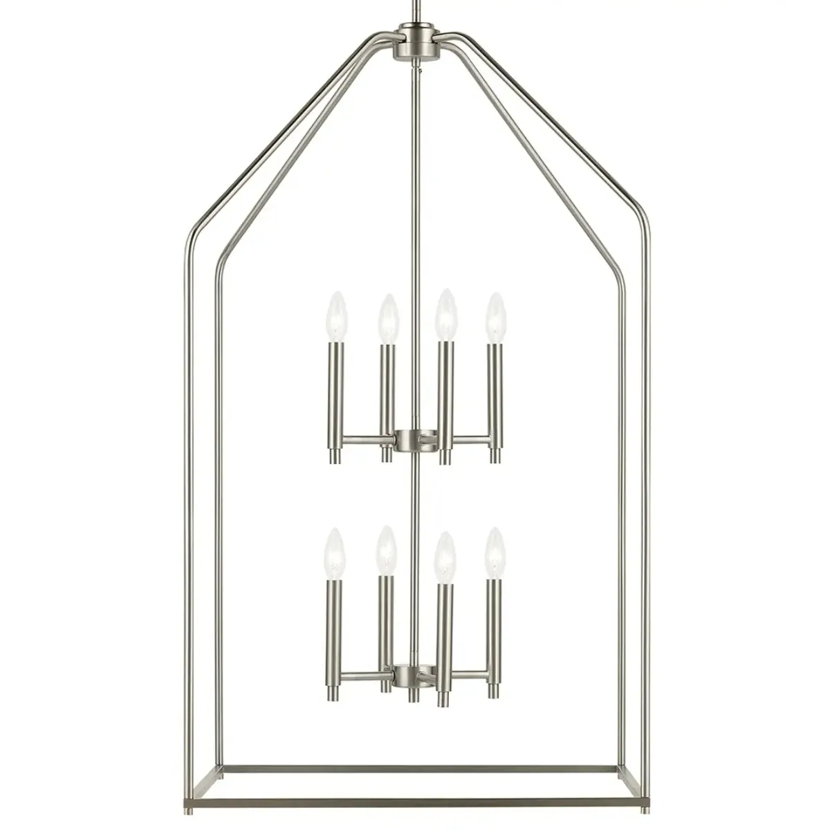 Madden 24" 8-Light Pendant Light, Brushed Nickel Finish