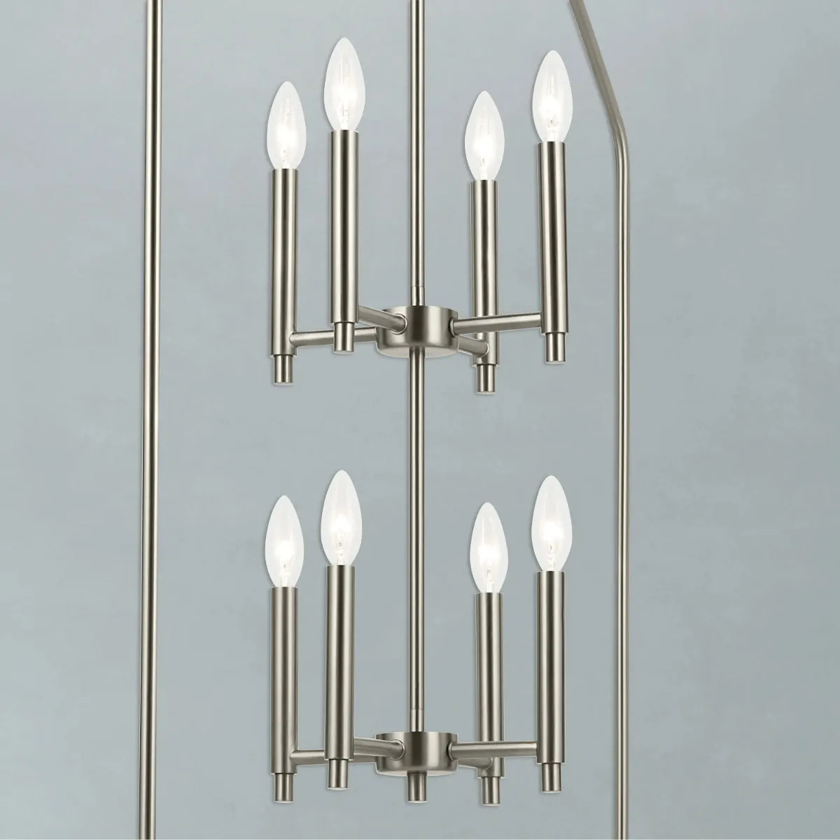 Madden 24" 8-Light Pendant Light, Brushed Nickel Finish