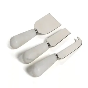 Marble  Cheese Knives Set of Three