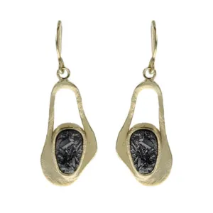 Marcia Moran Matisse Titanium Druzy Earrings