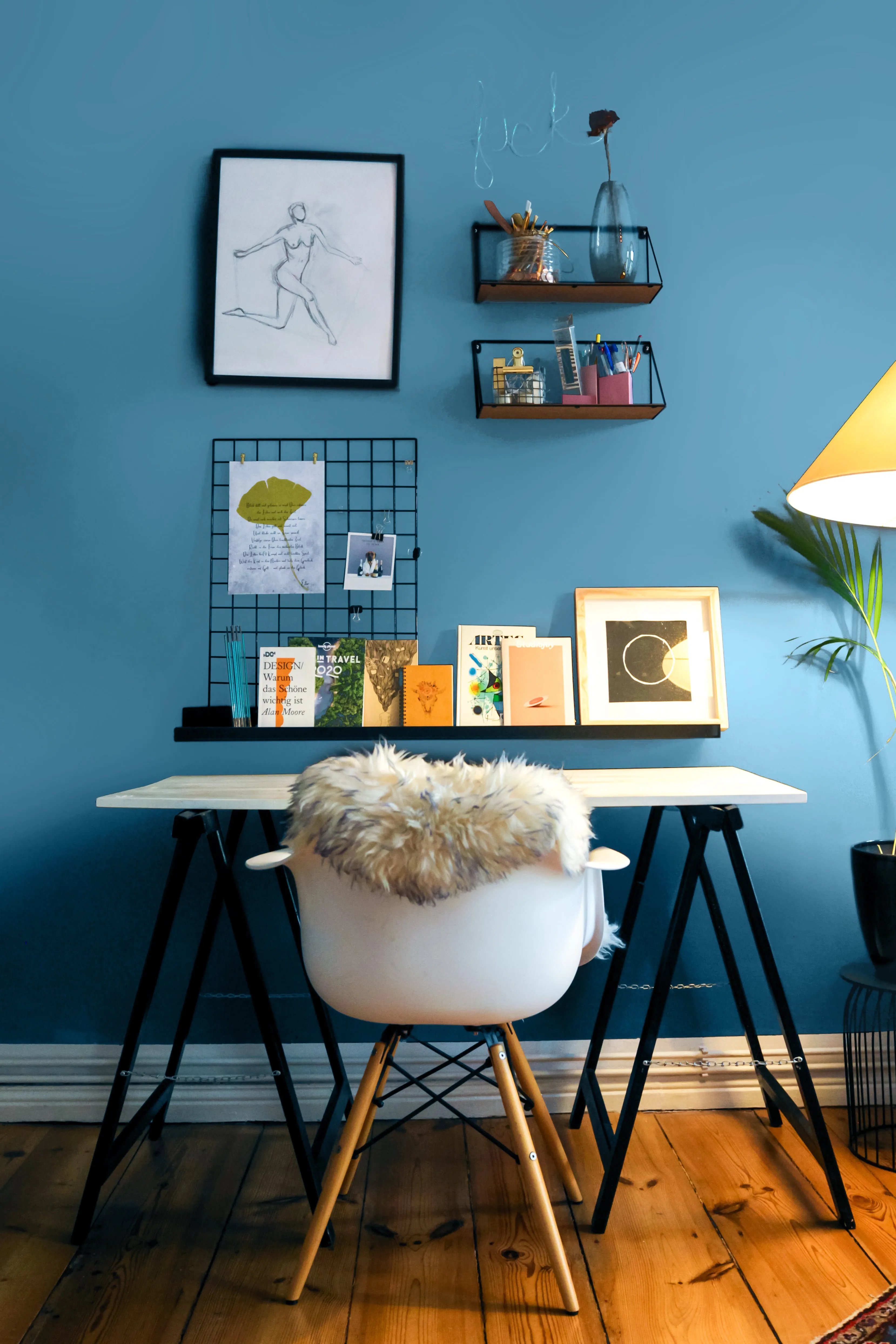 Mellow Blue paint sample (matt, 60ml)