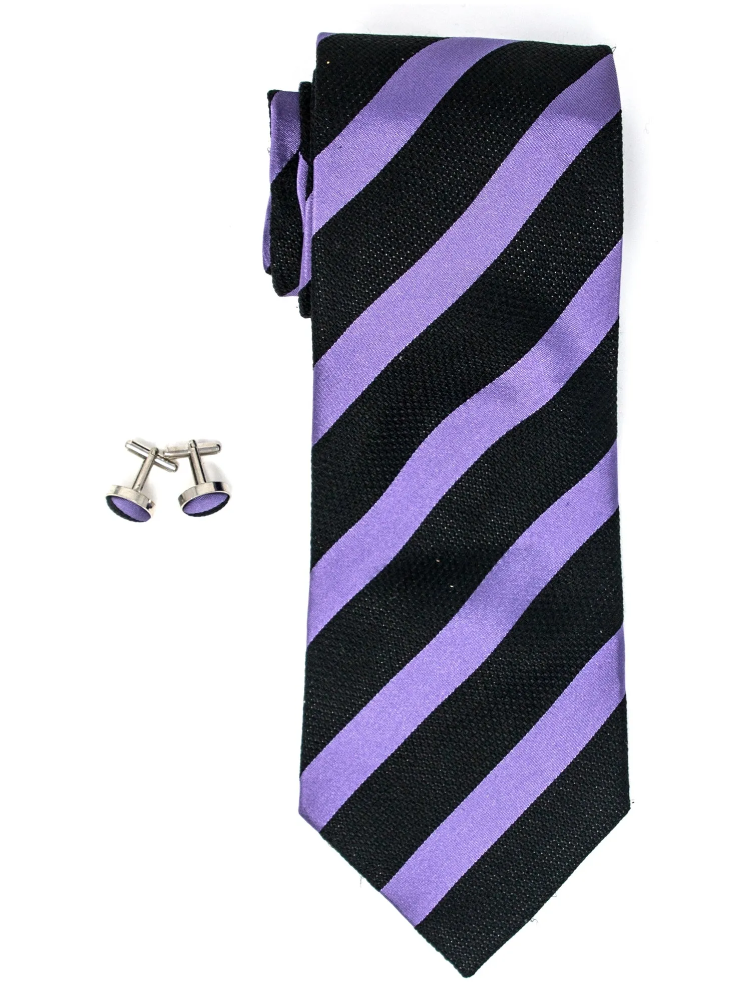 Men's Silk Wedding Neck Tie And Cufflinks set Collection