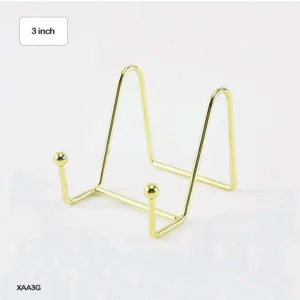 Metal Display Stand - Gold 3"