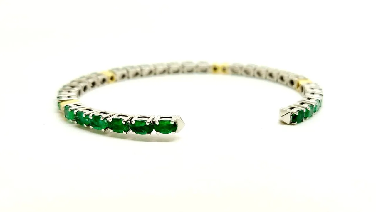 Multicolor Gemstone and Diamond Stackable Bangle ( Extraordinary Collection) Price for 1 pc