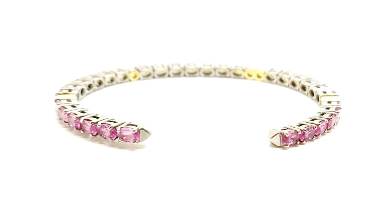 Multicolor Gemstone and Diamond Stackable Bangle ( Extraordinary Collection) Price for 1 pc