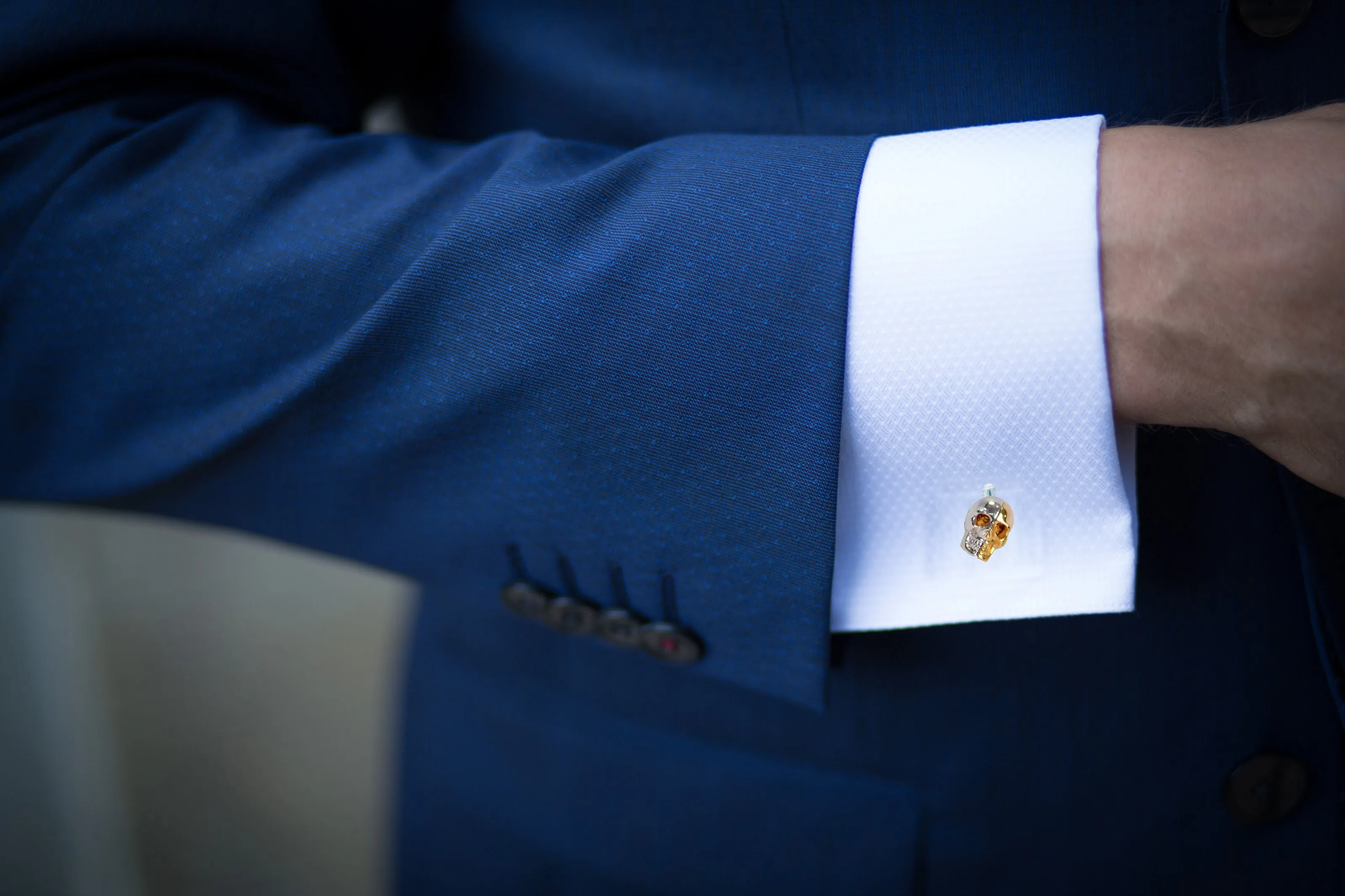 Opening Skull Cufflinks