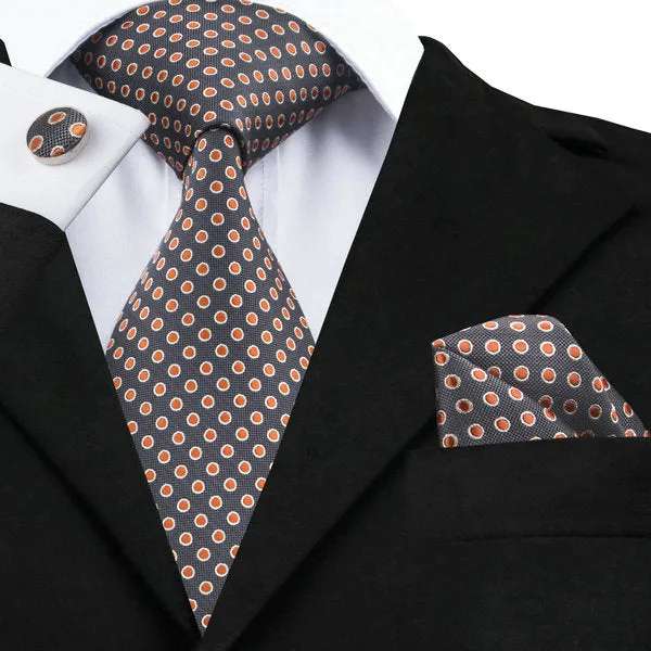 Orange and Brown Polka Dot LBW1542