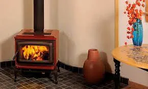 Pacific Energy Vista Classic LE Wood Stove with Black Legs, Door, and Trivet