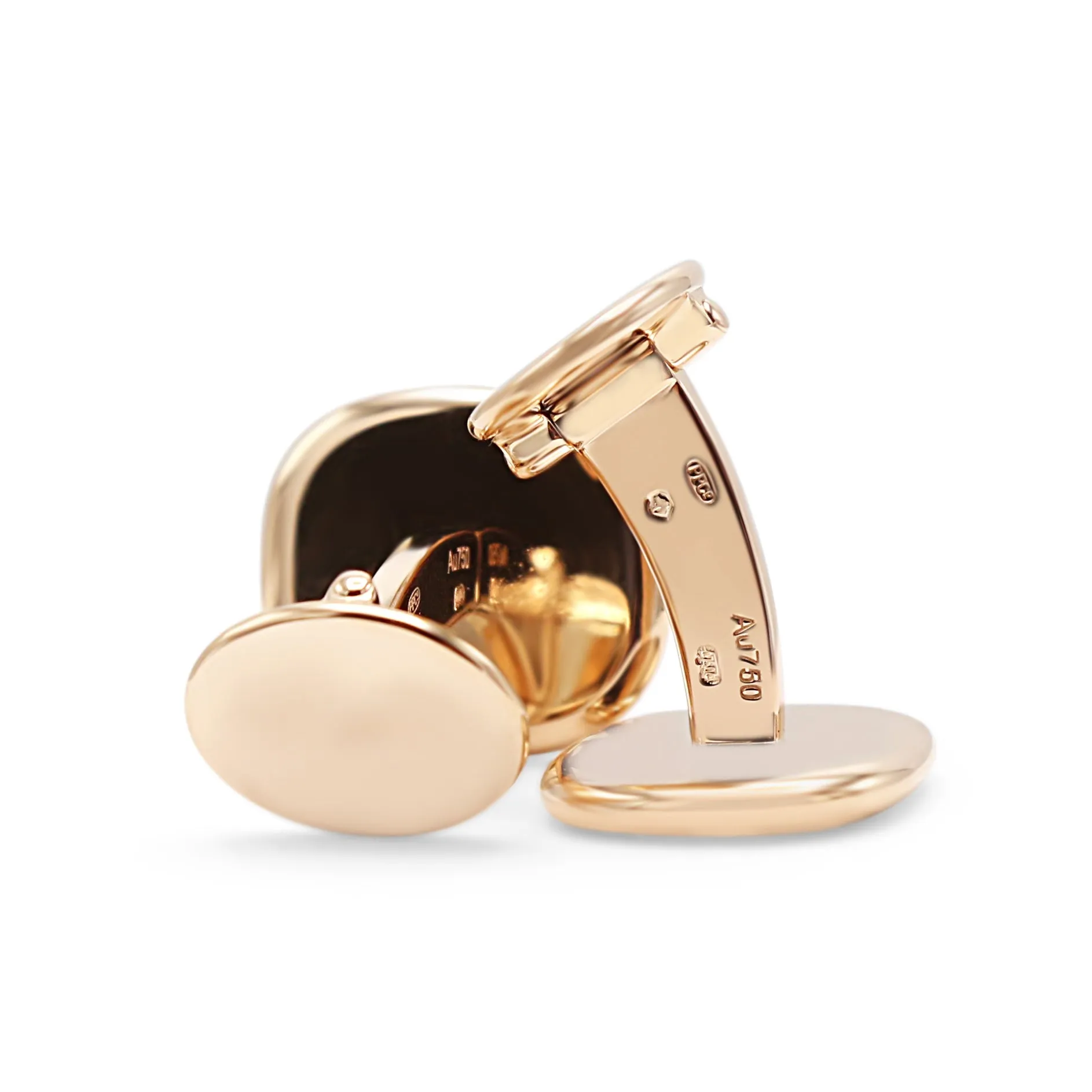 Patek Philippe 18ct Rose Gold Ellipse Cufflinks