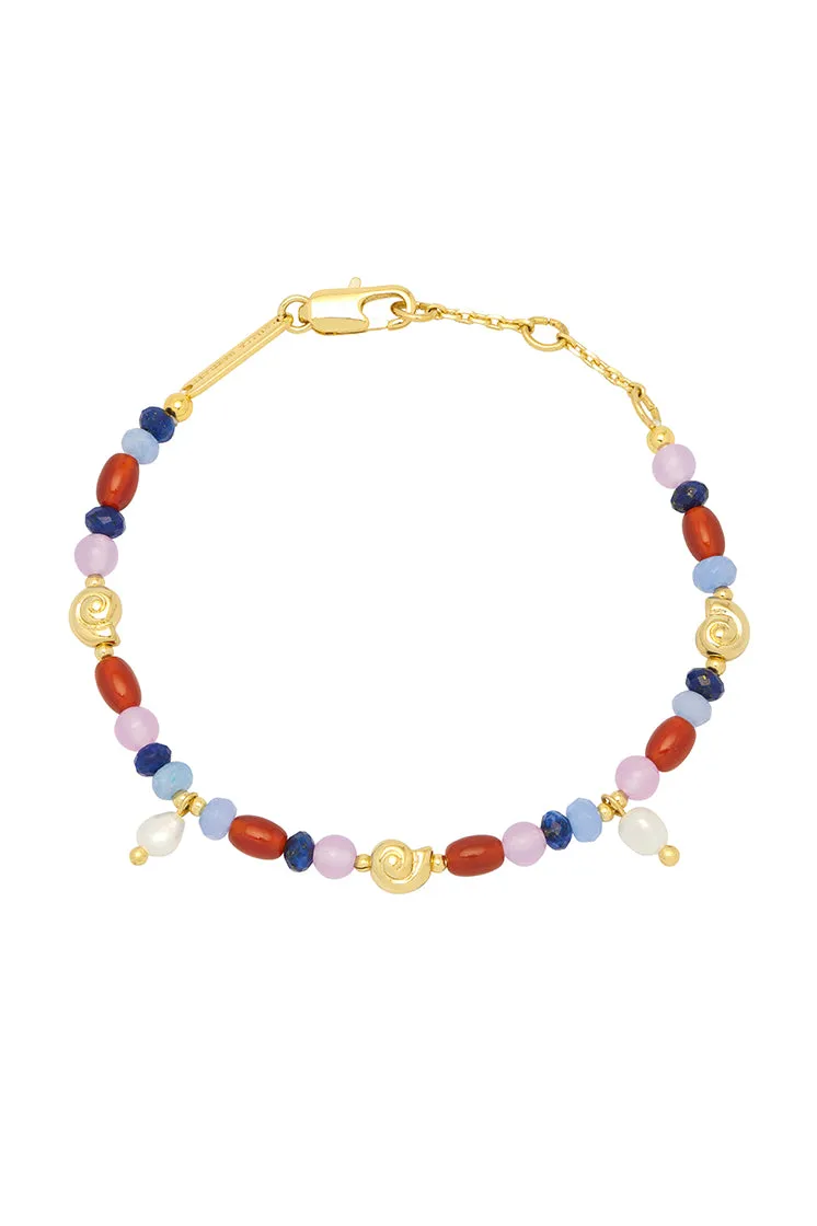 Pearl Gemstone Shell Bracelet