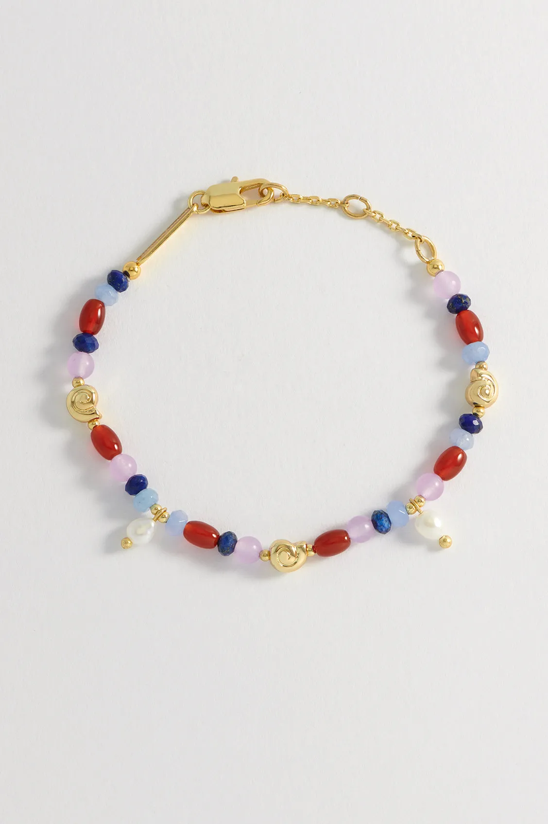 Pearl Gemstone Shell Bracelet