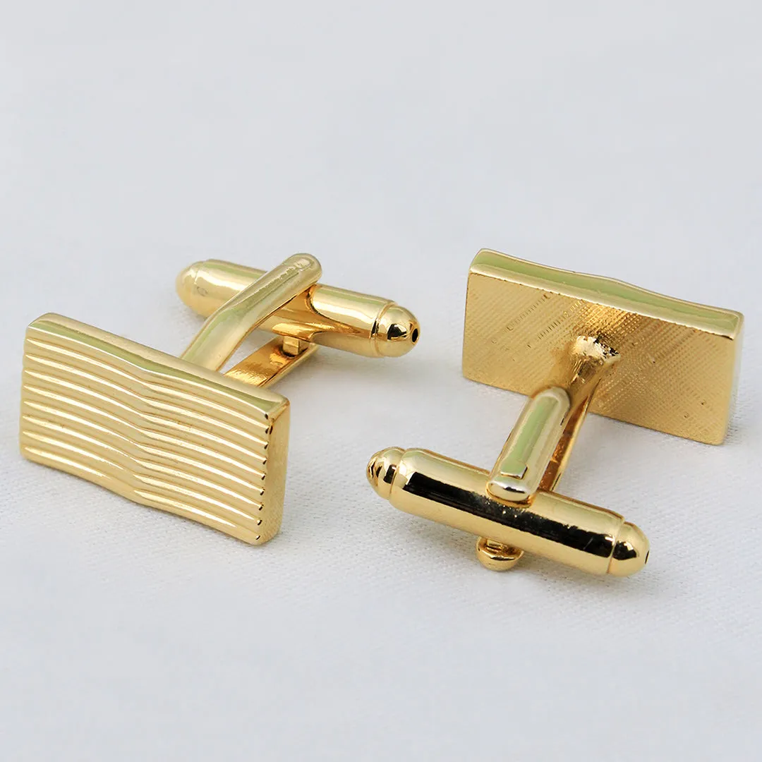 Peluche Curves to Kill Silver Cufflinks and Tie Pin Set
