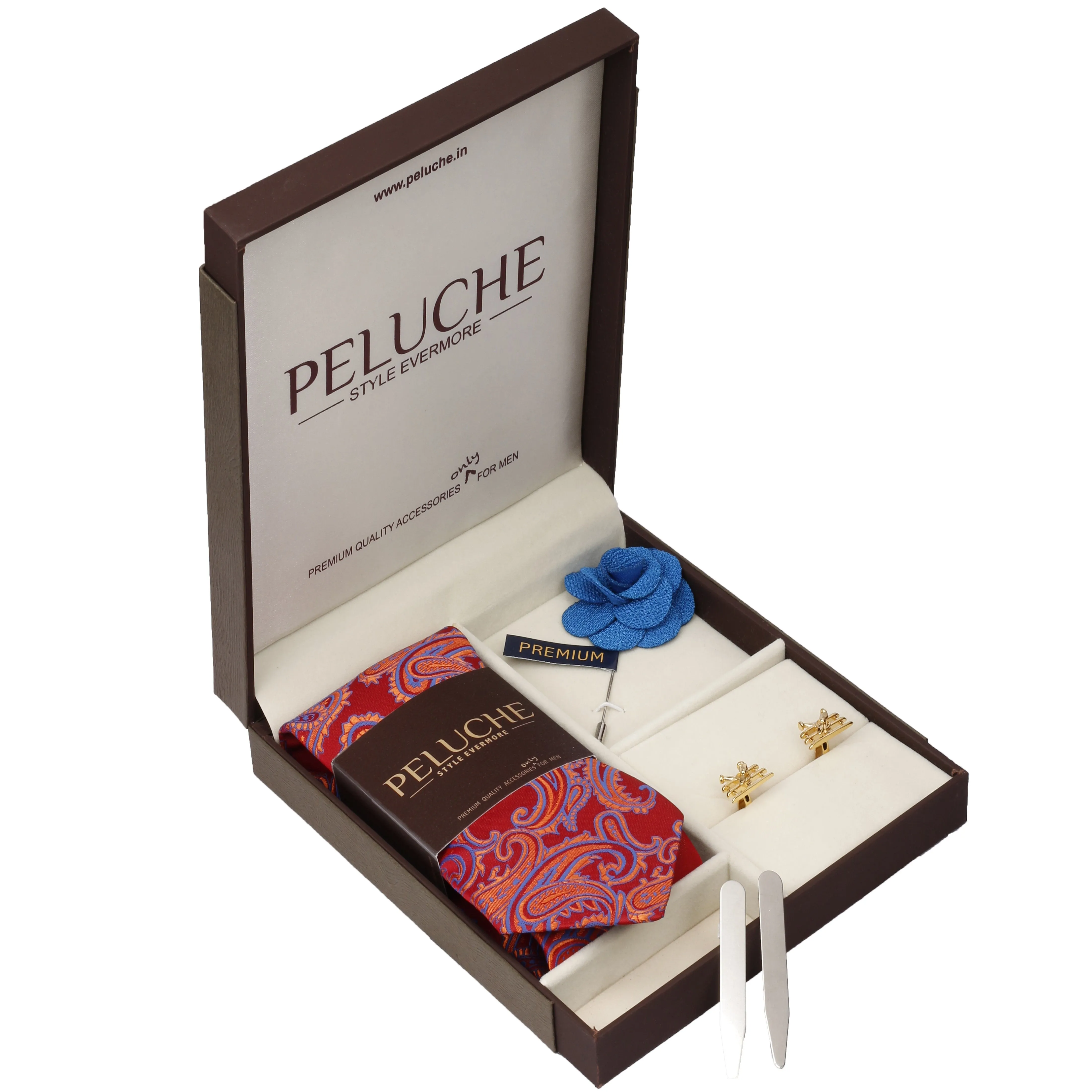 Peluche Golden Airplane Golden Cufflinks for Men