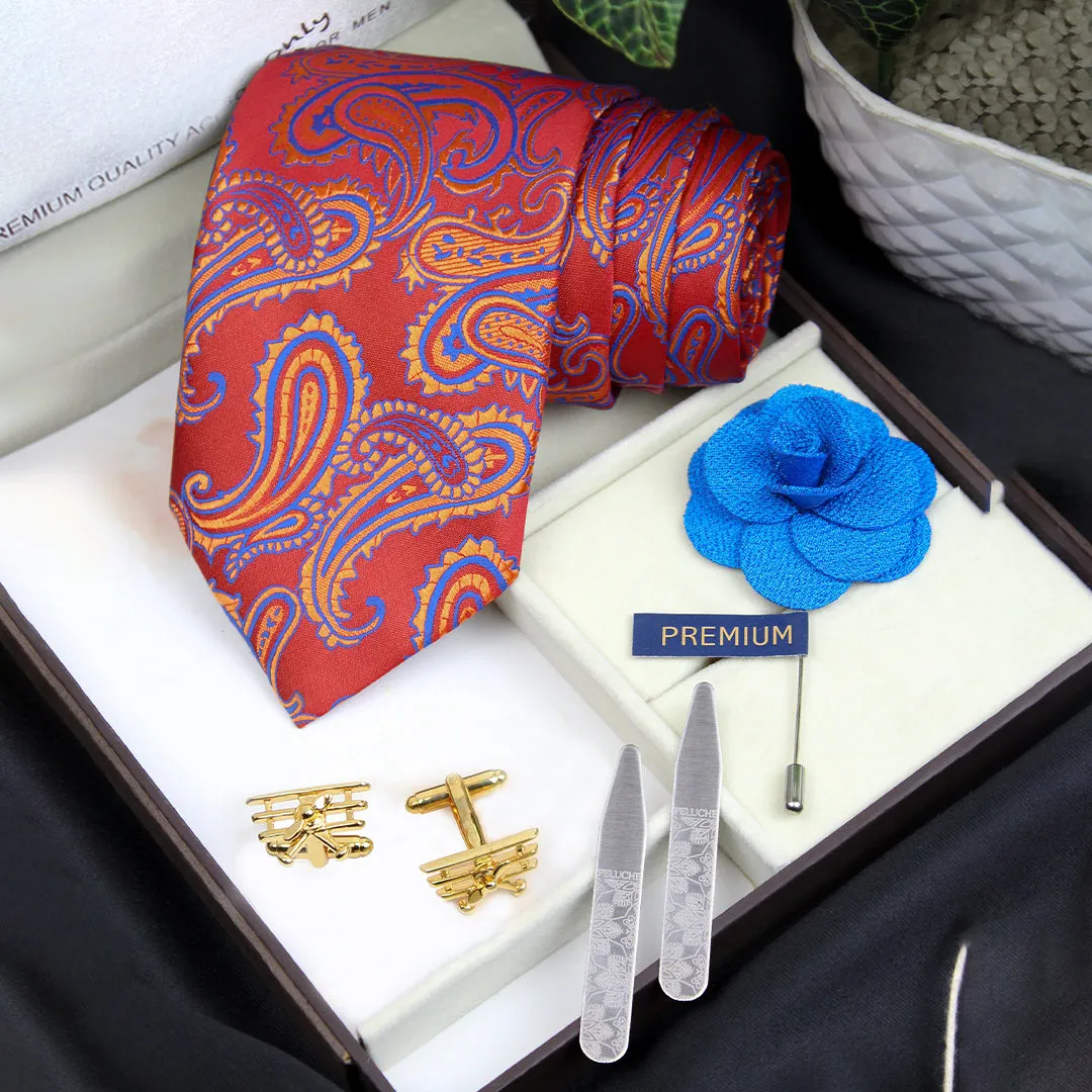 Peluche Golden Airplane Golden Cufflinks for Men