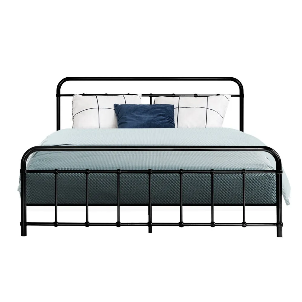 Queen Metal Bed Frame w/ Storage- Rust Resistant Artiss