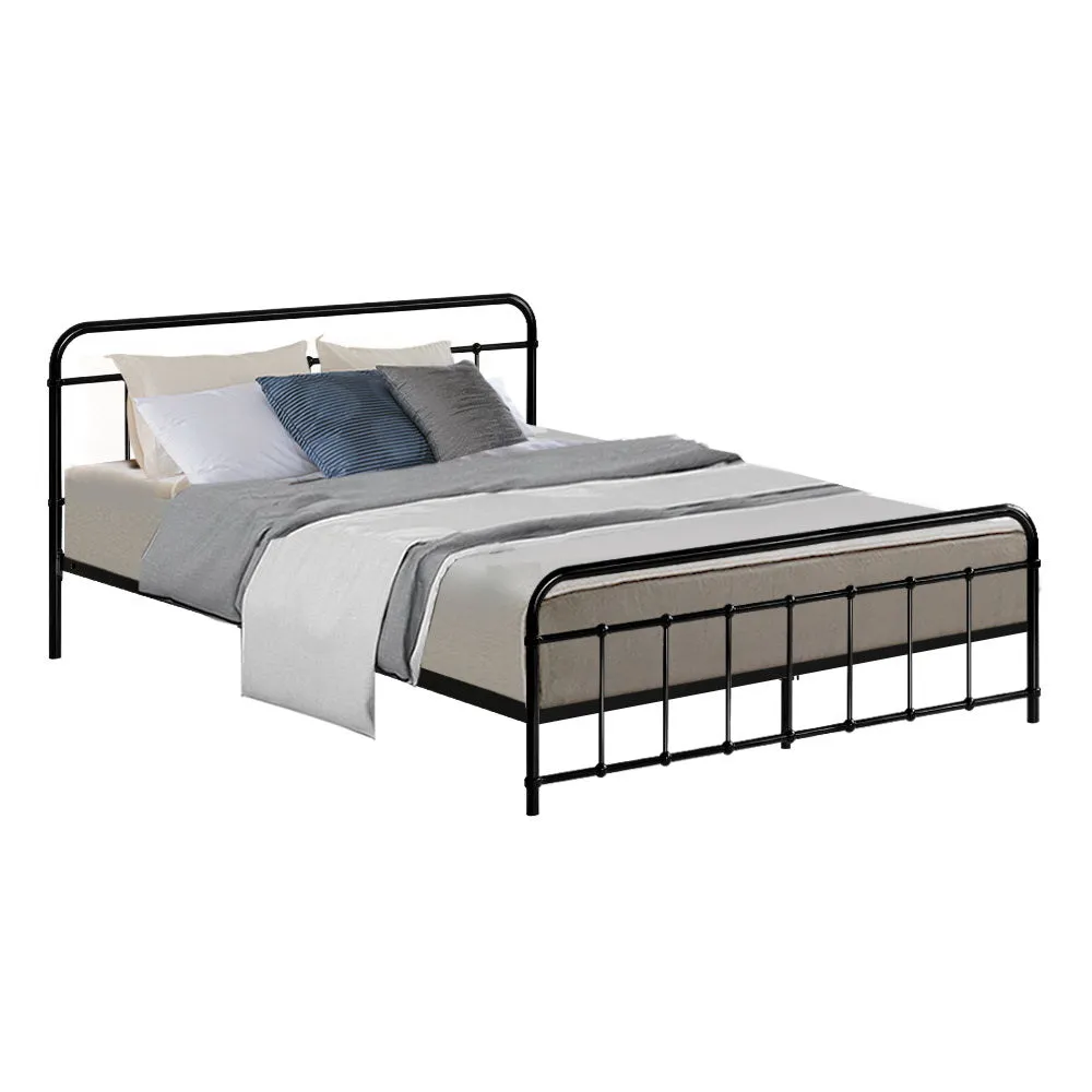 Queen Metal Bed Frame w/ Storage- Rust Resistant Artiss