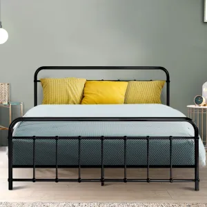 Queen Metal Bed Frame w/ Storage- Rust Resistant Artiss