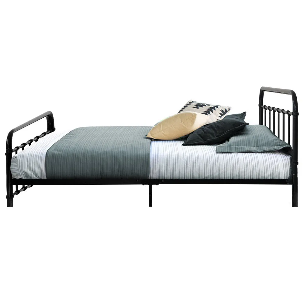 Queen Metal Bed Frame w/ Storage- Rust Resistant Artiss