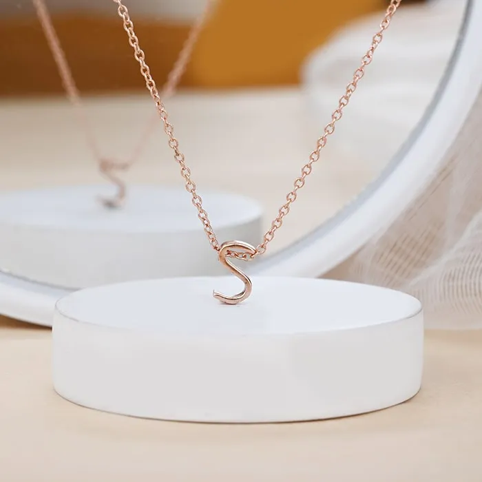 "S" Initial Necklace