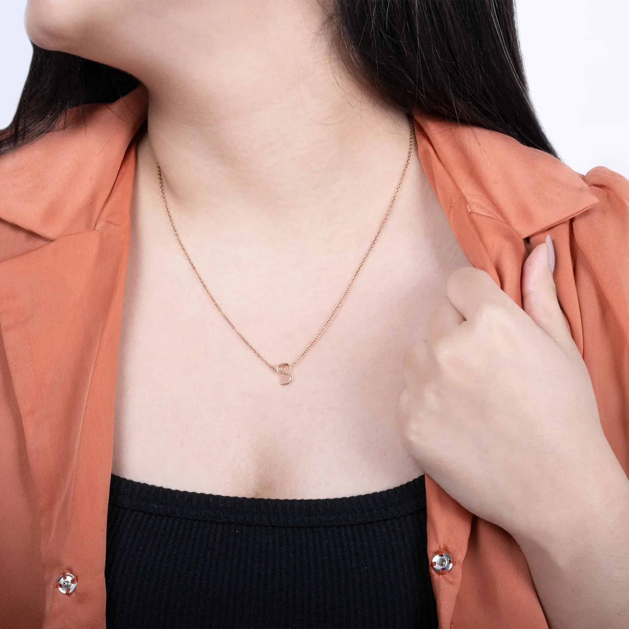 "S" Initial Necklace
