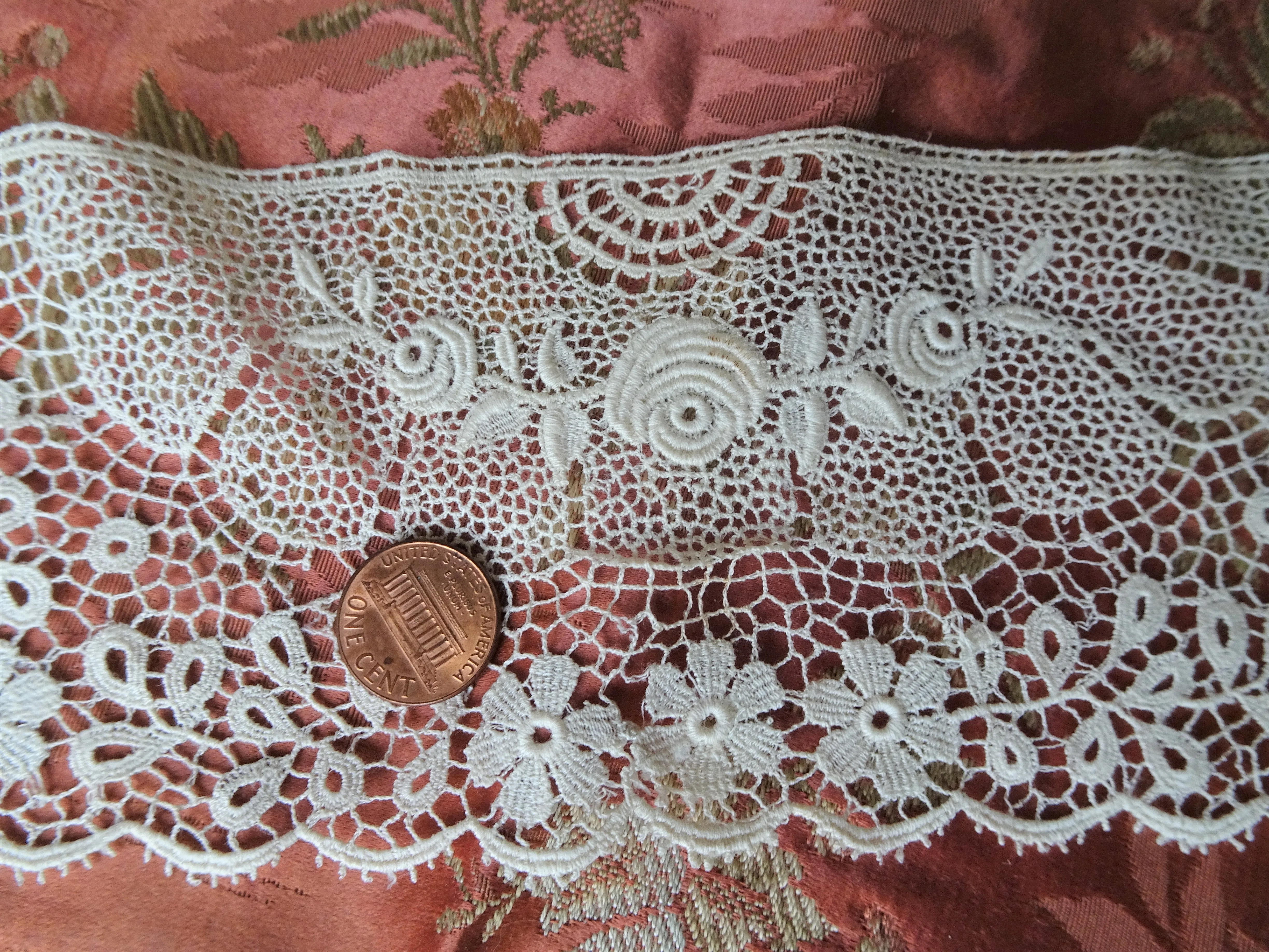 RESERVED BEAUTIFUL Antique French Lace, Very Pretty Lace,Delicate Design, Heirloom Sewing, Collectible Vintage Lace