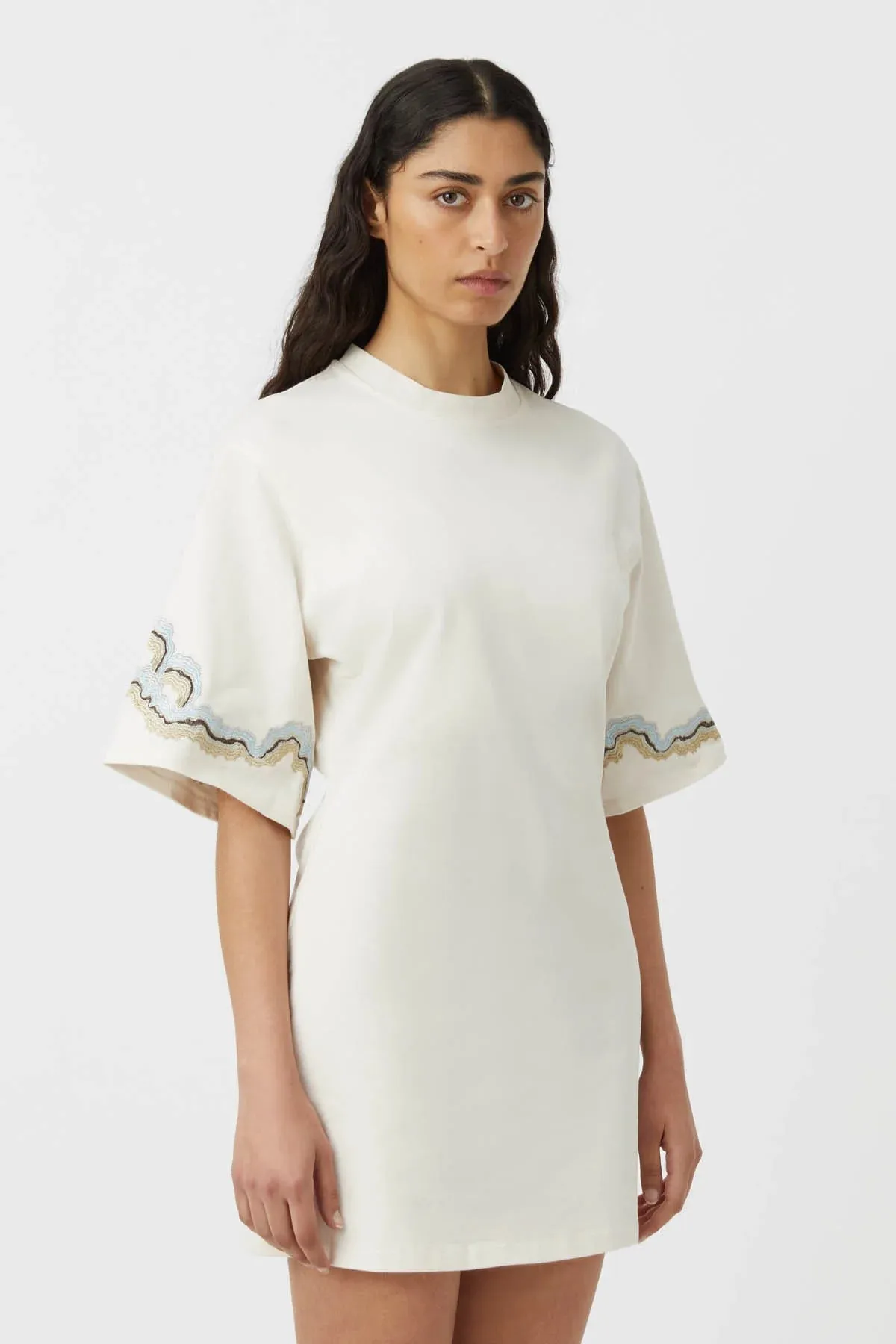 Serene Tee Dress - Ivory