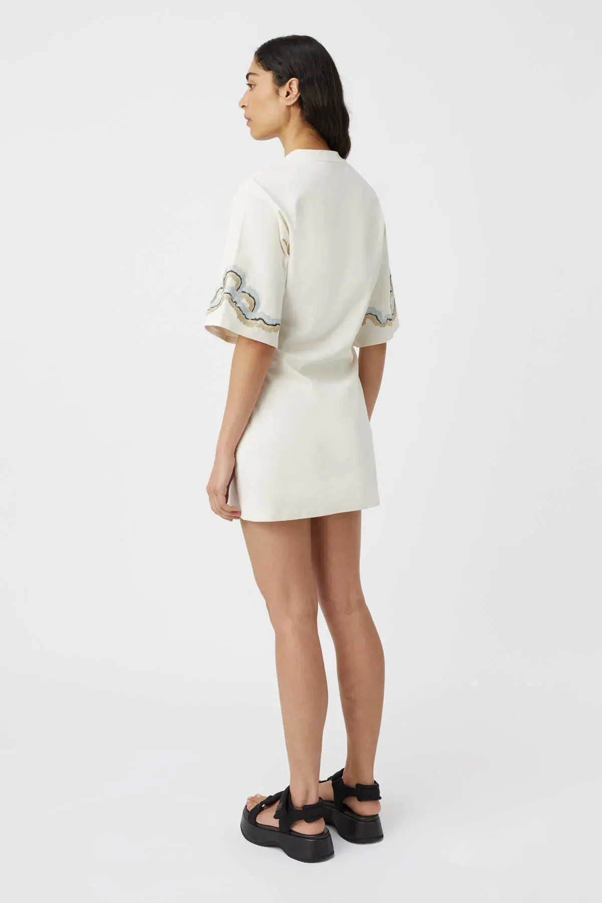 Serene Tee Dress - Ivory