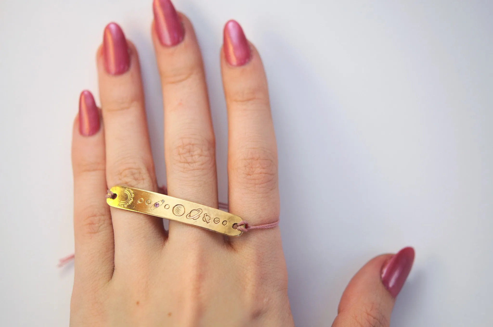 Silk Solar System Bracelet