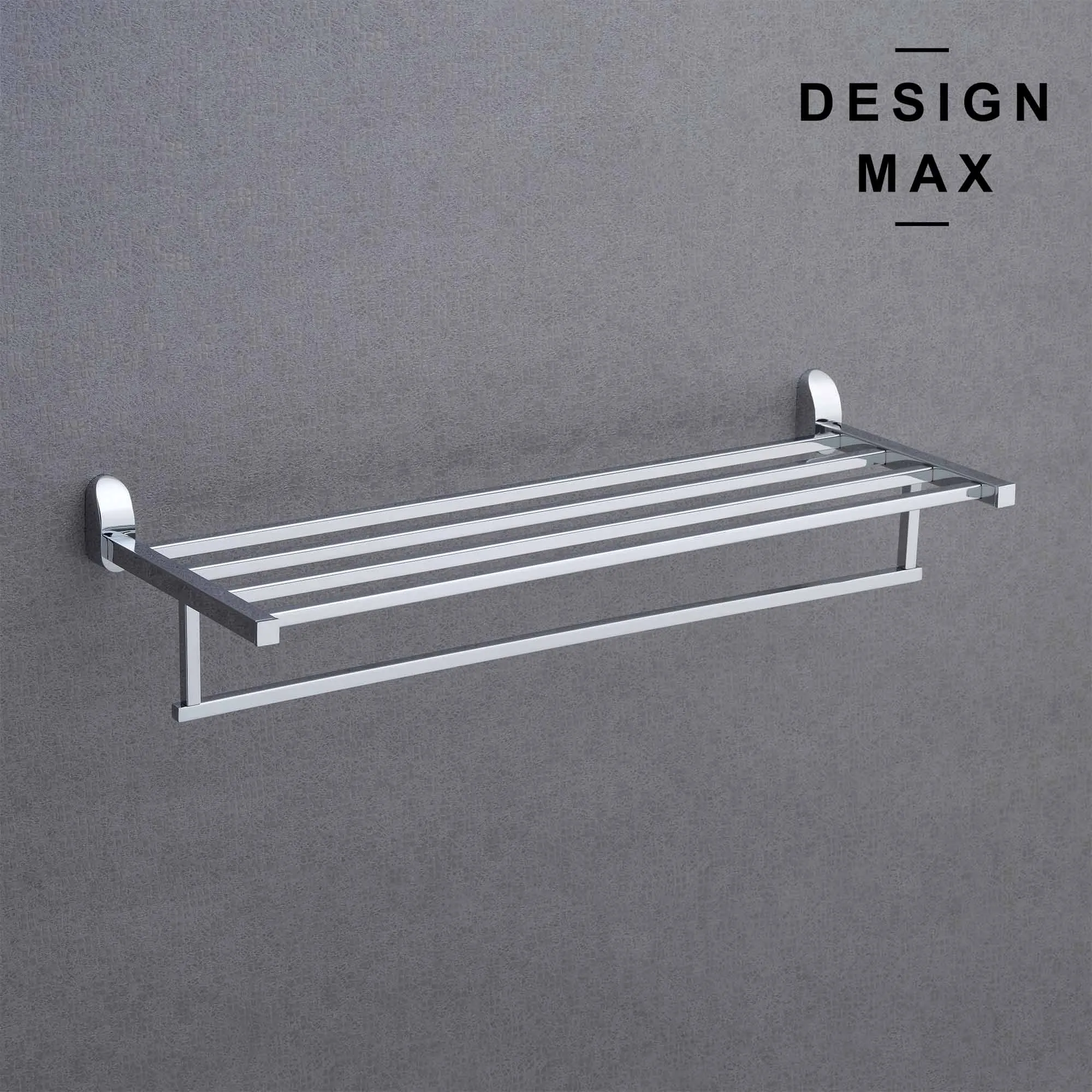 Sleek Chrome Towel Holder