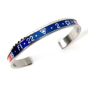 Speedometer Official - Classic Bangle | Steel Dual Time