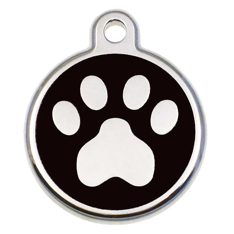 Stainless Paw Jewelry Tag