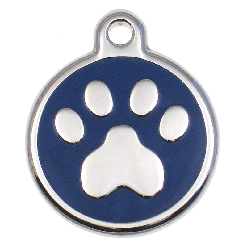 Stainless Paw Jewelry Tag