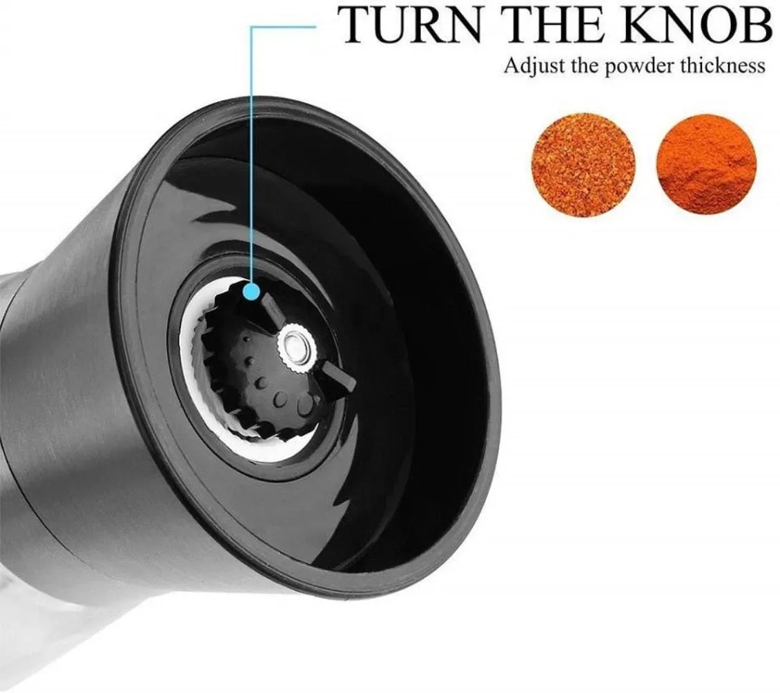 Stainless Steel Salt Pepper Multi Grinder