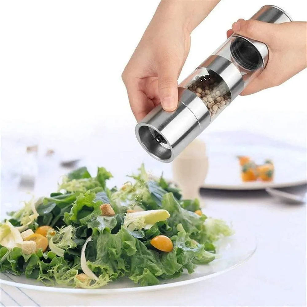 Stainless Steel Salt Pepper Multi Grinder
