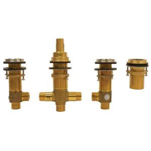 TOTO TBN02203U#PN Three-Hole Roman Tub Filler Rough-In Valve, Polished Nickel
