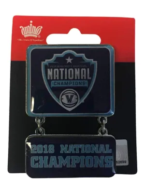 Villanova Wildcats 2018 Men's Basketball National Champions Dangler Pin