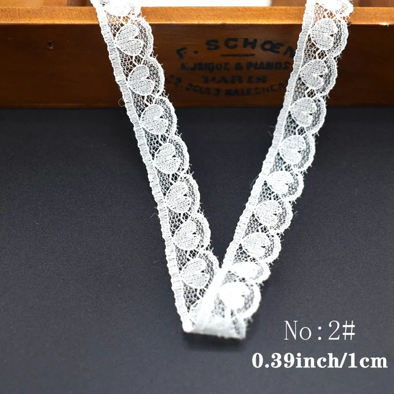 White Mesh Lace Trim Ribbon  Perfect for DIY Crafts