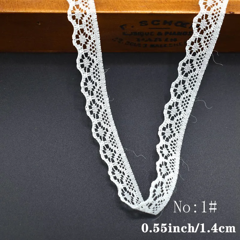 White Mesh Lace Trim Ribbon  Perfect for DIY Crafts
