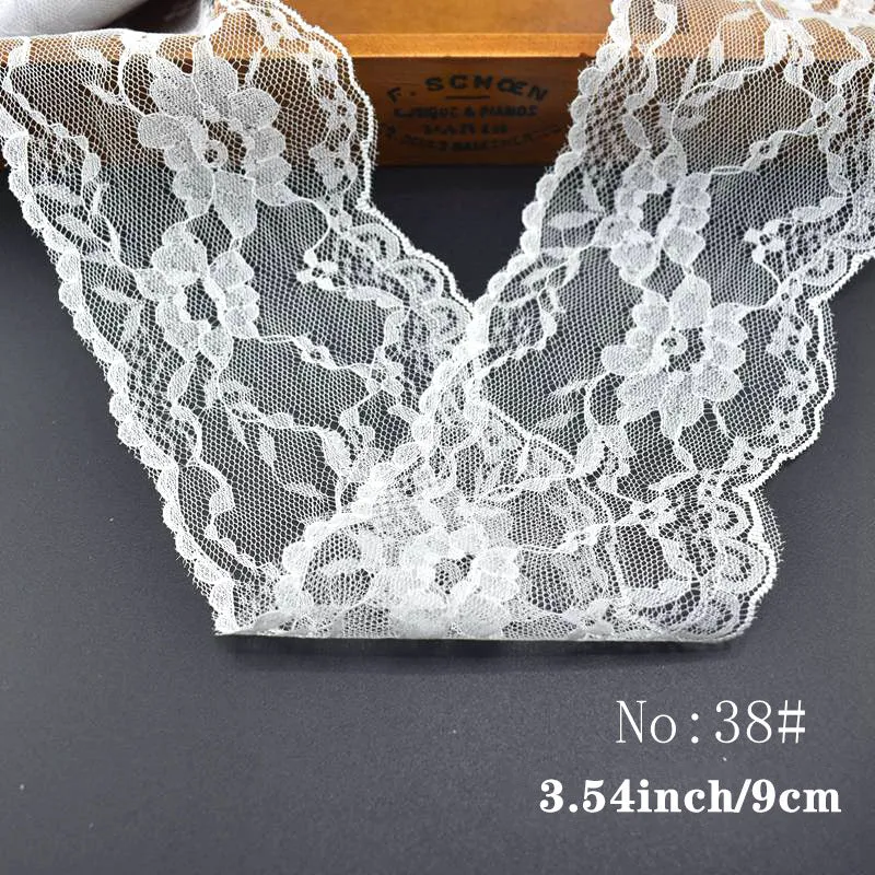 White Mesh Lace Trim Ribbon  Perfect for DIY Crafts