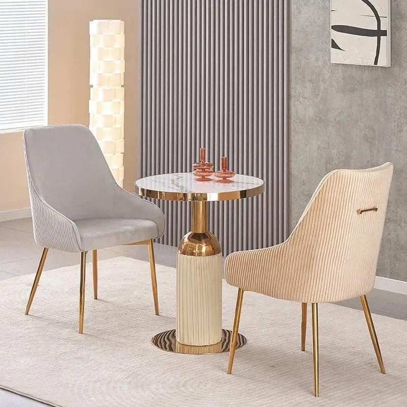 Wooden Twist Echelon Modern Cafe Dining Chair Wih Metal Legs