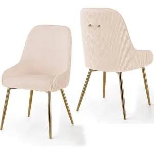 Wooden Twist Echelon Modern Cafe Dining Chair Wih Metal Legs